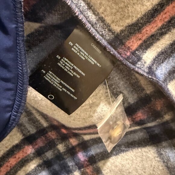 Noize Greta Plaid Felted Shirt Jacket In Heather Grey Check - Picture 5 of 9